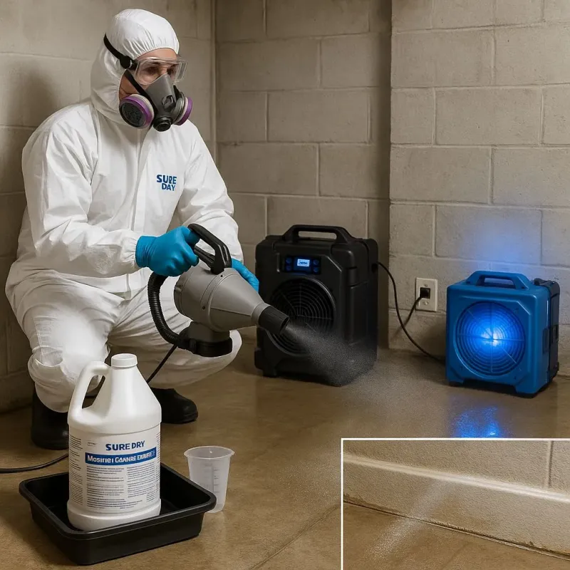 Sanitization and Odor Removal process in Ham Lake, MN