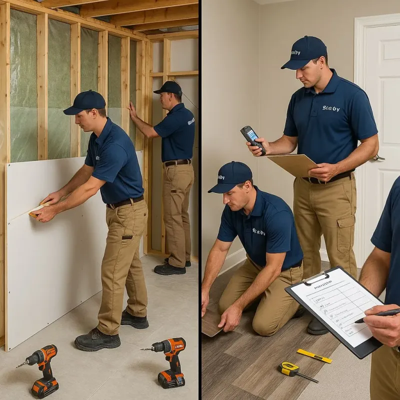Repairs and Reconstruction process in Ham Lake, MN